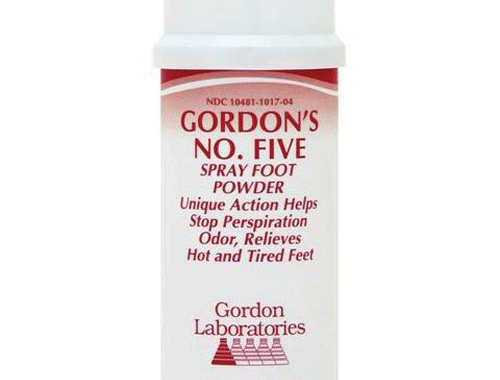 Gordon's No. Five Spray Foot Powder