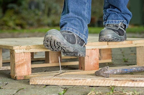 Safety Boots Step On Nail